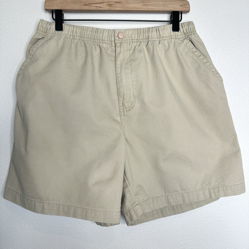 Vintage Sz M Great Northwest 100% Cotton Khaki Shorts 28"